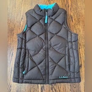 Girls size L6x/7 LL Bean goose down vest